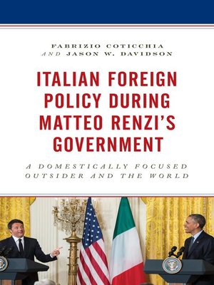cover image of Italian Foreign Policy during Matteo Renzi's Government